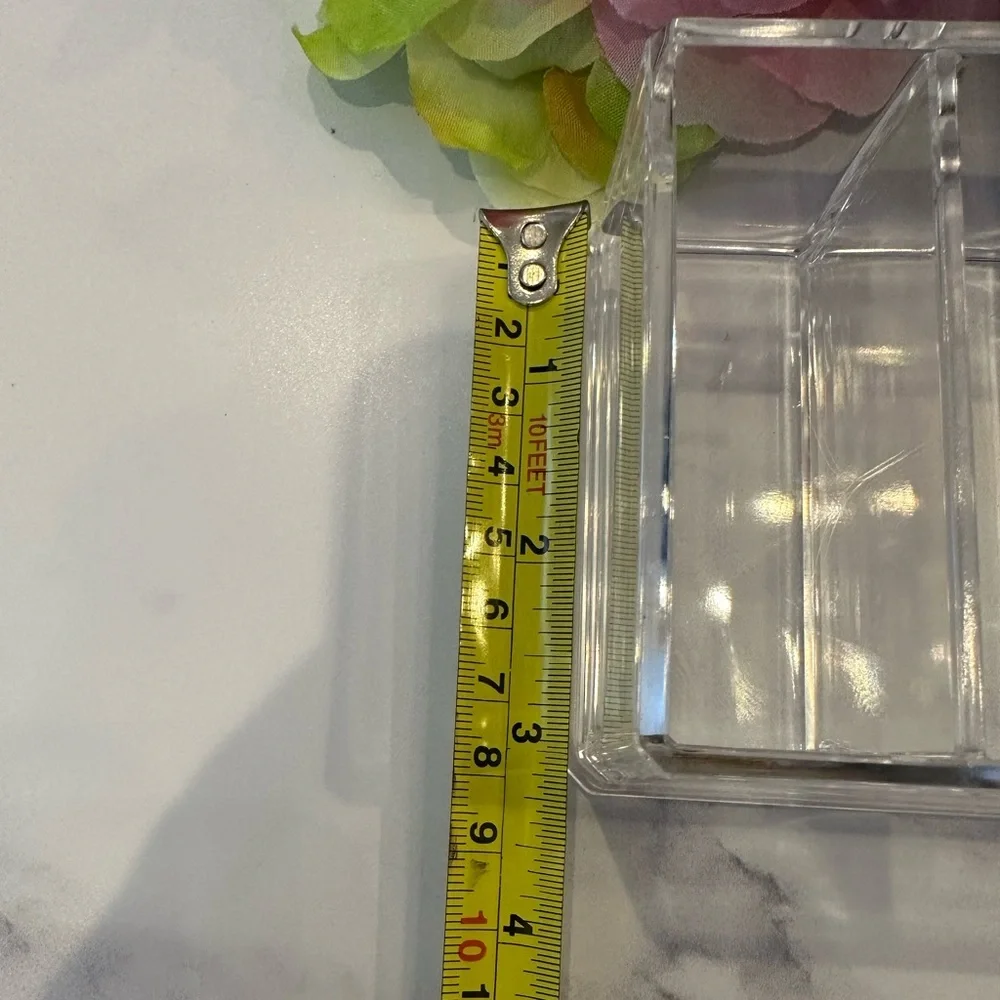 Clear Acrylic Beauty Vanity Organizer Tray